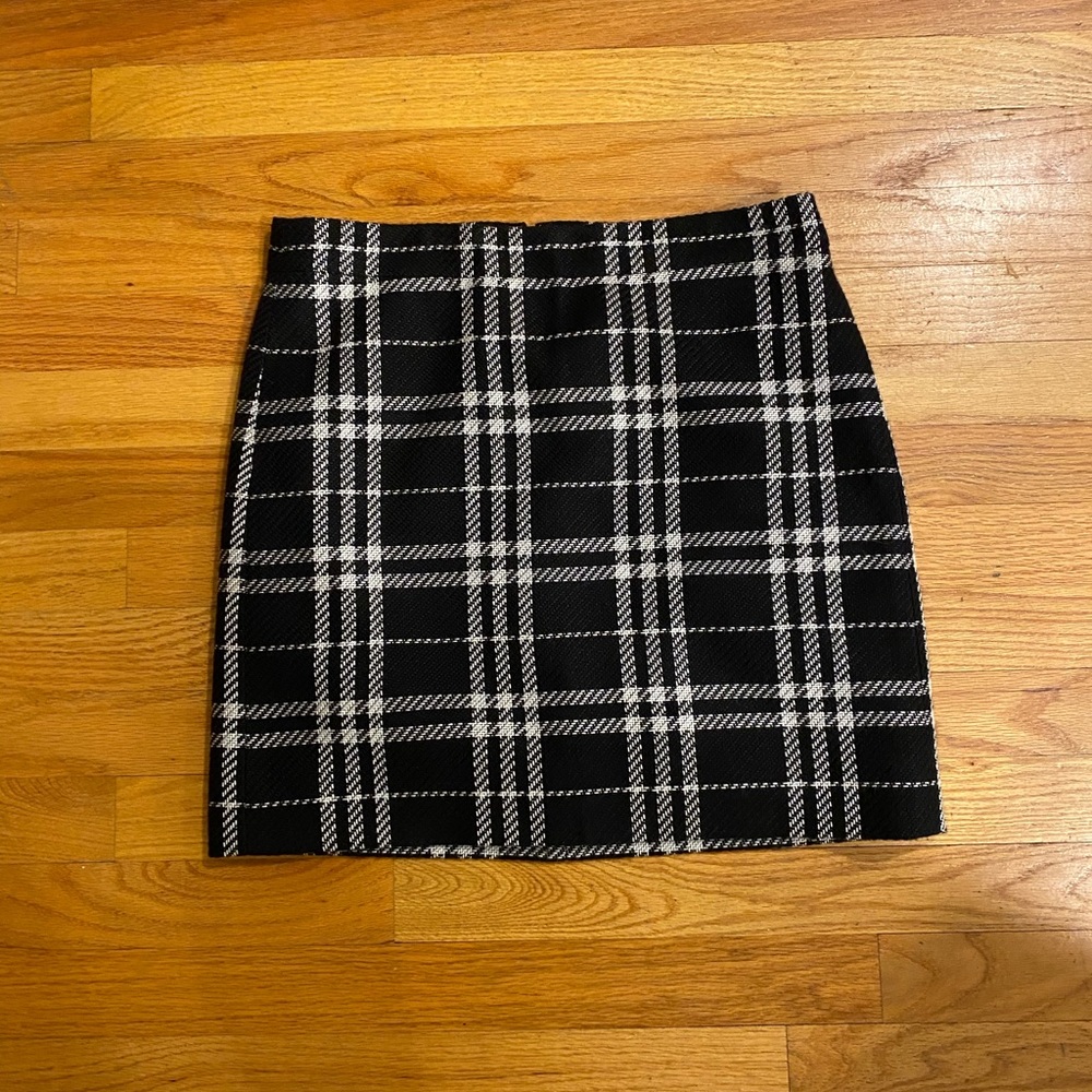 J Crew Plaid Mini Skirt. Size 4